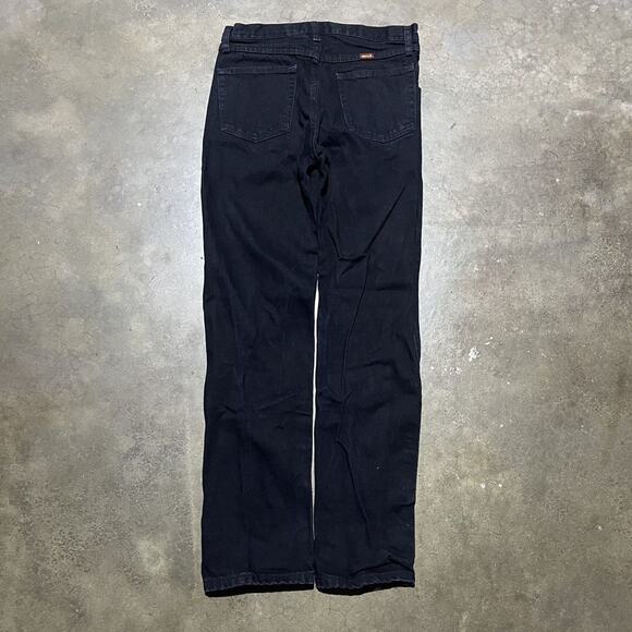 Vintage Y2k Rustler Black Straight Leg Western Jeans 30x32 - Picture 2 of 3